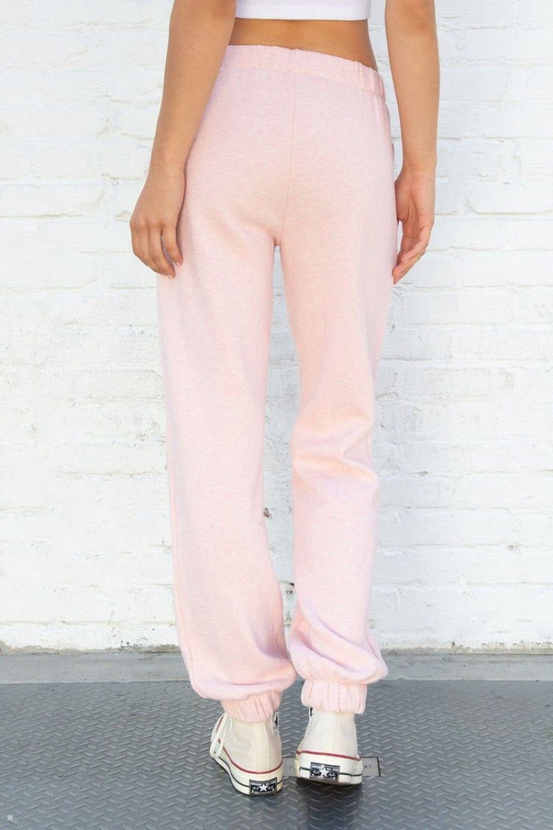 Pantalon Survêtement Brandy Melville Rosa Rose | HLH-24704439